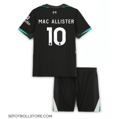 Liverpool Alexis Mac Allister #10 Replika babykläder Bortaställ Barn 2024-25 Kortärmad (+ korta byxor)